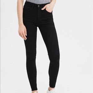 American Eagle 360 Next Level Stretch Black Jeans